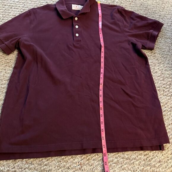 Brooks Brothers Red Fleece Maroon Cotton Polo- Size XL - Picture 9 of 13
